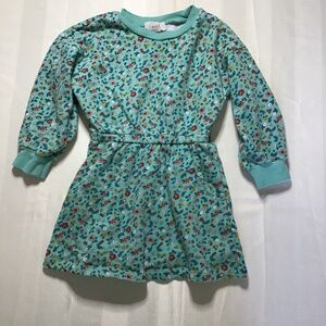 Peek, Darling Floral Dress, Lucite Green Background , Size 3T